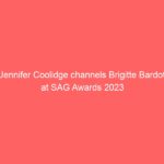 Jennifer Coolidge channels Brigitte Bardot at SAG Awards 2023